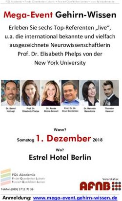 Mega-Event Gehirn-Wissen - Erleben Sie sechs Top-Referenten "live", u.a. die international bekannte und vielfach ausgezeichnete ...