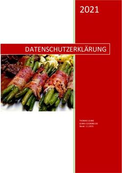 2021 DATENSCHUTZERKLÄRUNG - bei "cooking with Thomas ...