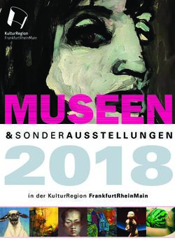 2018 IN DER KULTURREGION FRANKFURTRHEINMAIN - STADT KELKHEIM