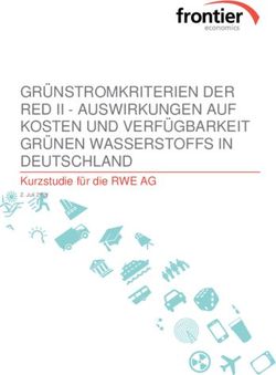 GR&Uuml;NSTROMKRITERIEN DER RED II - AUSWIRKUNGEN AUF KOSTEN UND VERF&Uuml;GBARKEIT GR&Uuml;NEN WASSERSTOFFS IN DEUTSCHLAND - Kurzstudie f&uuml;r die RWE AG ...