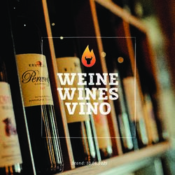 WEINE WINES VINO - Stand: 10.06.2021 - Bullinarium