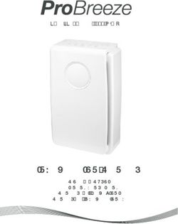INSTRUCTION MANUAL MODE D'EMPLOI BEDIENUNGSANLEITUNG MANUALE DI ISTRUZIONI MANUAL DE INSTRUCCIONES - Pro Breeze