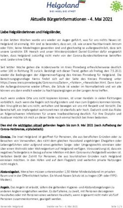 Aktuelle B&uuml;rgerinformationen - Mai 2021 - Helgoland