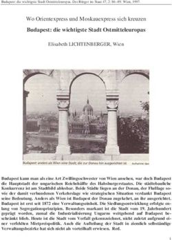 Budapest: die wichtigste Stadt Ostmitteleuropas - Wo Orientexpress und Moskauexpress sich kreuzen