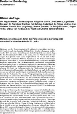 Kleine Anfrage Deutscher Bundestag - Wahlperiode