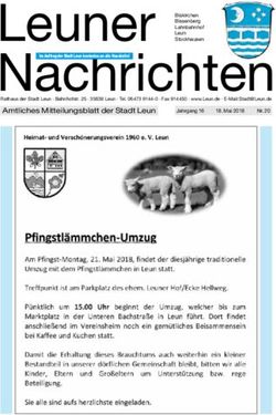 Leuner Nachrichten - Amtliches Mitteilungsblatt der Stadt Leun