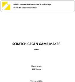 SCRATCH GEGEN GAME MAKER - IMST - Innovationen machen Schulen Top Informatik kreativ unterrichten