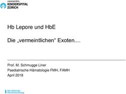 HB LEPORE UND HBE DIE "VERMEINTLICHEN" EXOTEN - PROF. M. SCHMUGGE LINER PAEDIATRISCHE H&Auml;MATOLOGIE FMH, FAMH APRIL 2018 - H&Auml;MATOLOGIE HEUTE