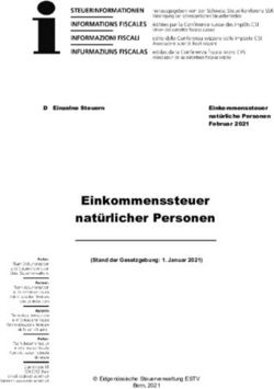 Einkommenssteuer natürlicher Personen - Eidgenössische ...