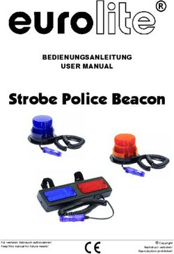 Strobe Police Beacon BEDIENUNGSANLEITUNG USER MANUAL - Für weiteren Gebrauch aufbewahren! Keep this manual for future needs!