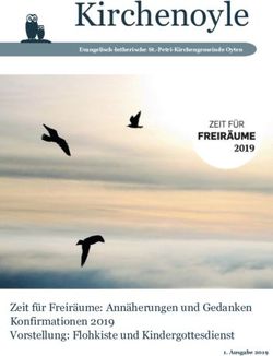 Kirchenoyle - Zeit f&uuml;r Freir&auml;ume: Ann&auml;herungen und Gedanken Konfirmationen 2019 Vorstellung: Flohkiste und Kindergottesdienst - Kirchengemeinde Oyten