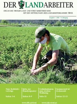 DER LANDARBEITER - Landarbeiterkammer Tirol