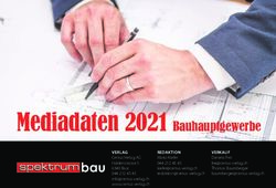 Mediadaten 2021 Bauhauptgewerbe - Spektrum Bau