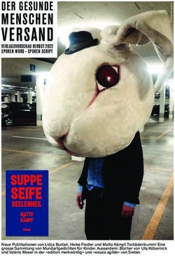 VERLAGSVORSCHAU HERBST 2022 SPOKEN WORD - SPOKEN SCRIPT - Der ...