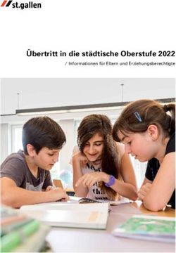 &Uuml;bertritt in die st&auml;dtische Oberstufe 2022 - ff Informationen f&uuml;r Eltern und Erziehungsberechtigte - Stadt St.Gallen