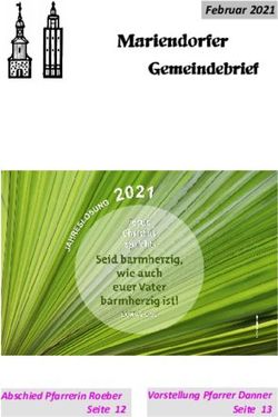 Februar 2021 - Vorstellung Pfarrer Danner Abschied Pfarrerin Roeber - Evangelische Kirchengemeinde Mariendorf