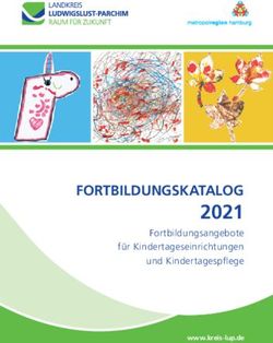 2021 Fortbildungskatalog - Fortbildungsangebote f&uuml;r Kindertageseinrichtungen und Kindertagespflege - Landkreis Ludwigslust-Parchim