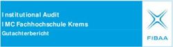 Institutional Audit IMC Fachhochschule Krems - Gutachterbericht