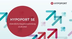 HYPOPORT SE Ordentliche Hauptversammlung 21.05.2021