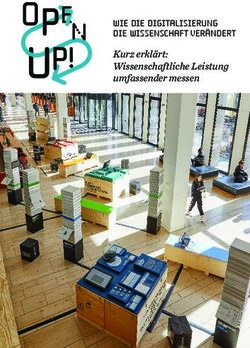 Kurz erklärt: Wissenschaftliche Leistung umfassender messen - wie die digitalisierung die wissenschaft verändert - 100 Jahre ZBW