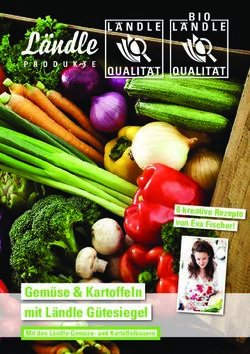 Gem&uuml;se & Kartoffeln mit L&auml;ndle G&uuml;tesiegel - Mit den L&auml;ndle Gem&uuml;se- und Kartoffelbauern - L&auml;ndle Produkte