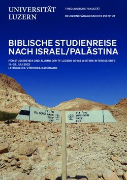 BIBLISCHE STUDIENREISE NACH ISRAEL/PAL&Auml;STINA