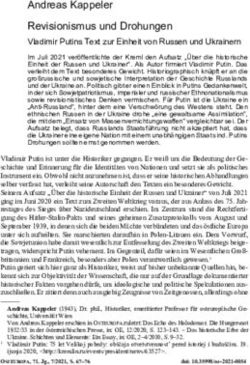 Andreas Kappeler Revisionismus und Drohungen - Zeitschrift ...