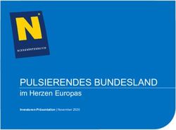PULSIERENDES BUNDESLAND - im Herzen Europas Investoren-Pr&auml;sentation | November 2020 - Land Nieder&ouml;sterreich