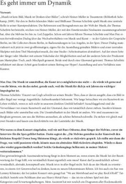 Es geht immer um Dynamik - Thomas Scheibitz