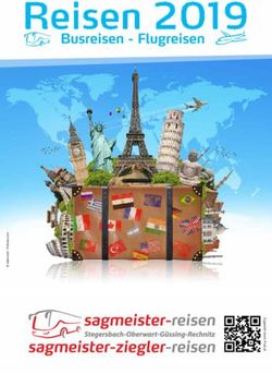 Reisen 2019 - Sagmeister Reisen