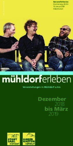 Dezember 2018 bis März 2019 - Mühldorf