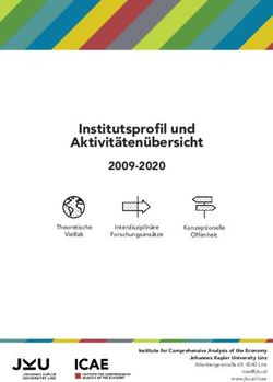 Institutsproil und Aktivit&auml;ten&uuml;bersicht - JKU