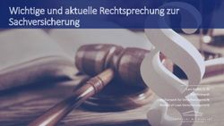 Wichtige und aktuelle Rechtsprechung zur Sachversicherung - Lars Krohn, LL.M Rechtsanwalt Fachanwalt f&uuml;r Versicherungsrecht Master of Laws ...