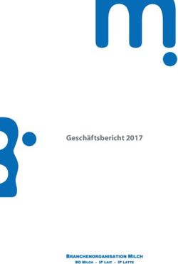 Geschäftsbericht 2017 - Branchenorganisation Milch