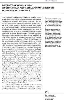 BENT NOTES ON RACIAL POLICING. ZUR DEKOLONIALEN POLITIK DER GEKR&Uuml;MMTEN NOTEN BEI ARTHUR JAFA UND GLENN LIGON
