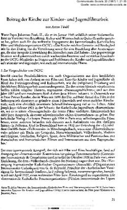 Beitrag der Kirche zur Kinder- und Jugendfilmarbeit - Nomos eLibrary