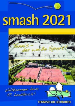 Smash 2021 Tennis - der weiße Sport? - Willkommen beim TC Leutkirch!