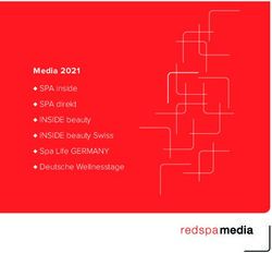 Media 2021 SPA inside SPA direkt INSIDE beauty INSIDE beauty Swiss Spa Life GERMANY Deutsche Wellnesstage - redspa Media
