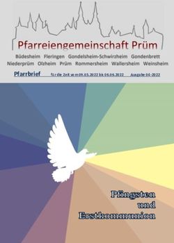 Pfarrbrief - Pfarreiengemeinschaft Pr&uuml;m