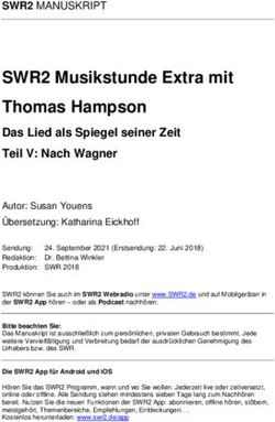 SWR2 Musikstunde Extra mit Thomas Hampson - Das Lied als Spiegel seiner Zeit Teil V: Nach Wagner