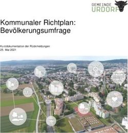 Kommunaler Richtplan: Bev&ouml;lkerungsumfrage - Gemeinde ...