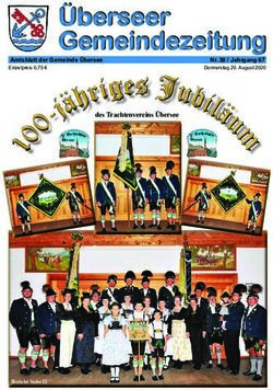 &Uuml;berseer Gemeindezeitung - des Trachtenvereins &Uuml;bersee