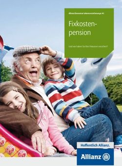 Fixkosten-pension Allianz Elementar Lebensversicherungs-AG - Und wie haben Sie Ihre Fixkosten versichert?