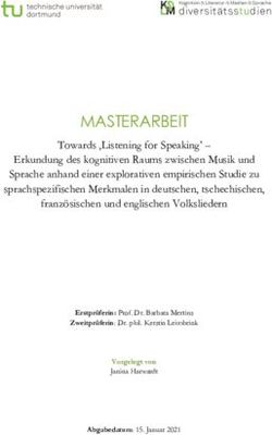 MASTERARBEIT Towards Listening for Speaking' - Erkundung des kognitiven Raums zwischen Musik und Sprache anhand einer explorativen empirischen ...