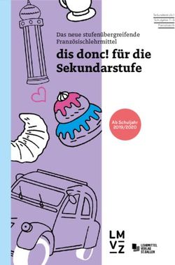 Dis donc! für die Sekundarstufe - Das neue stufenübergreifende Französischlehrmittel - Lehrmittelverlag St. Gallen