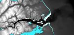 3D-Visualisierung eines kanadischen Fjords über und unter Wasser in einer immersiven Virtual Reality Applikation - geodaesie.info