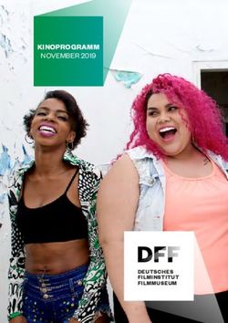 KINOPROGRAMM NOVEMBER 2019 - DEUTSCHES FILMINSTITUT FILMMUSEUM - Deutsches Filminstitut ...