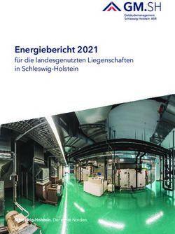 Energiebericht 2021 f&uuml;r die landesgenutzten Liegenschaften in Schleswig-Holstein - GMSH