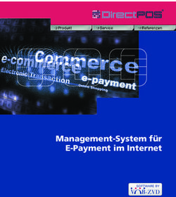 Management-System für E-Payment im Internet - SOFTWARE BY