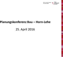 Planungskonferenz Bau - Horn-Lehe - April 2016 - Ortsamt ...
